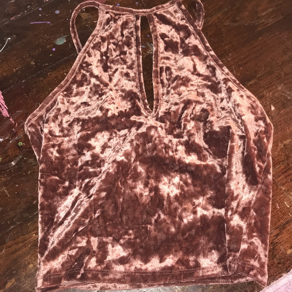 Velvet tee for women